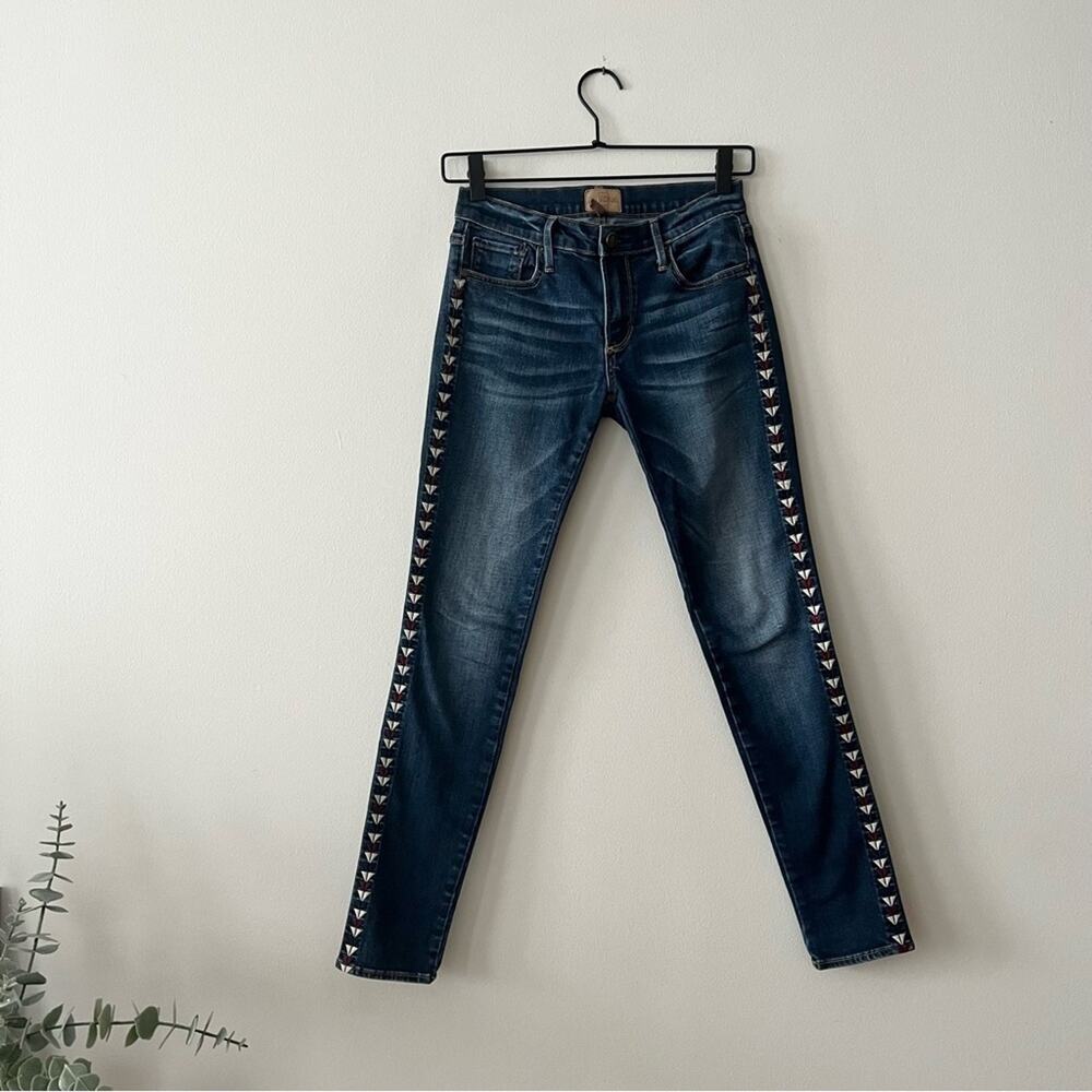 Driftwood Marilyn Embroidered Skinny Jeans